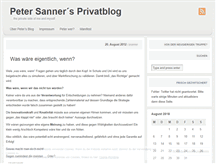 Tablet Screenshot of petersanner.de
